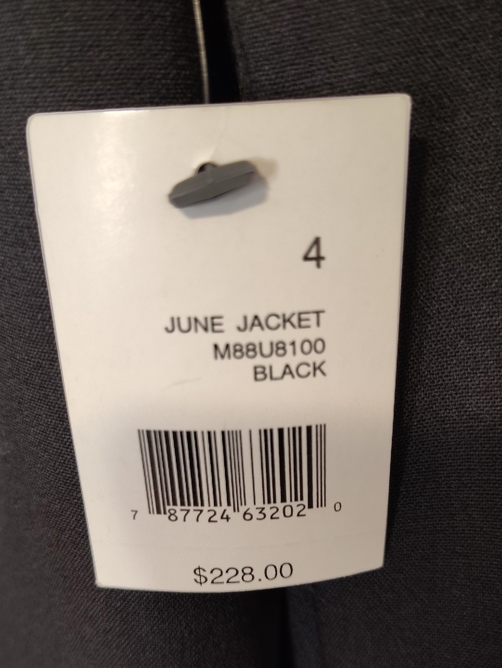 Talbots Black Ruffle-Front Jacket - Picture 6 of 9